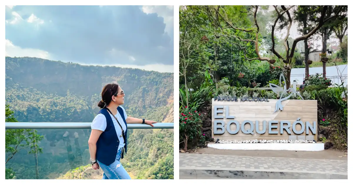Quick hike, big reward View from the crater rim at El Boquerón volcano near San Salvador